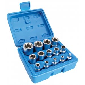 Boîte à douilles Torx complète 1/4" - 3/8" - 1/2"