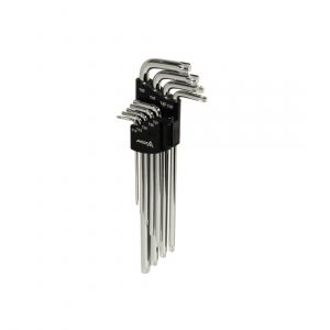 Série de clés torx en forme de L en acier S2 de T10 - T50