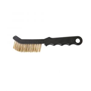 Brosse avec fils de laiton pour freins